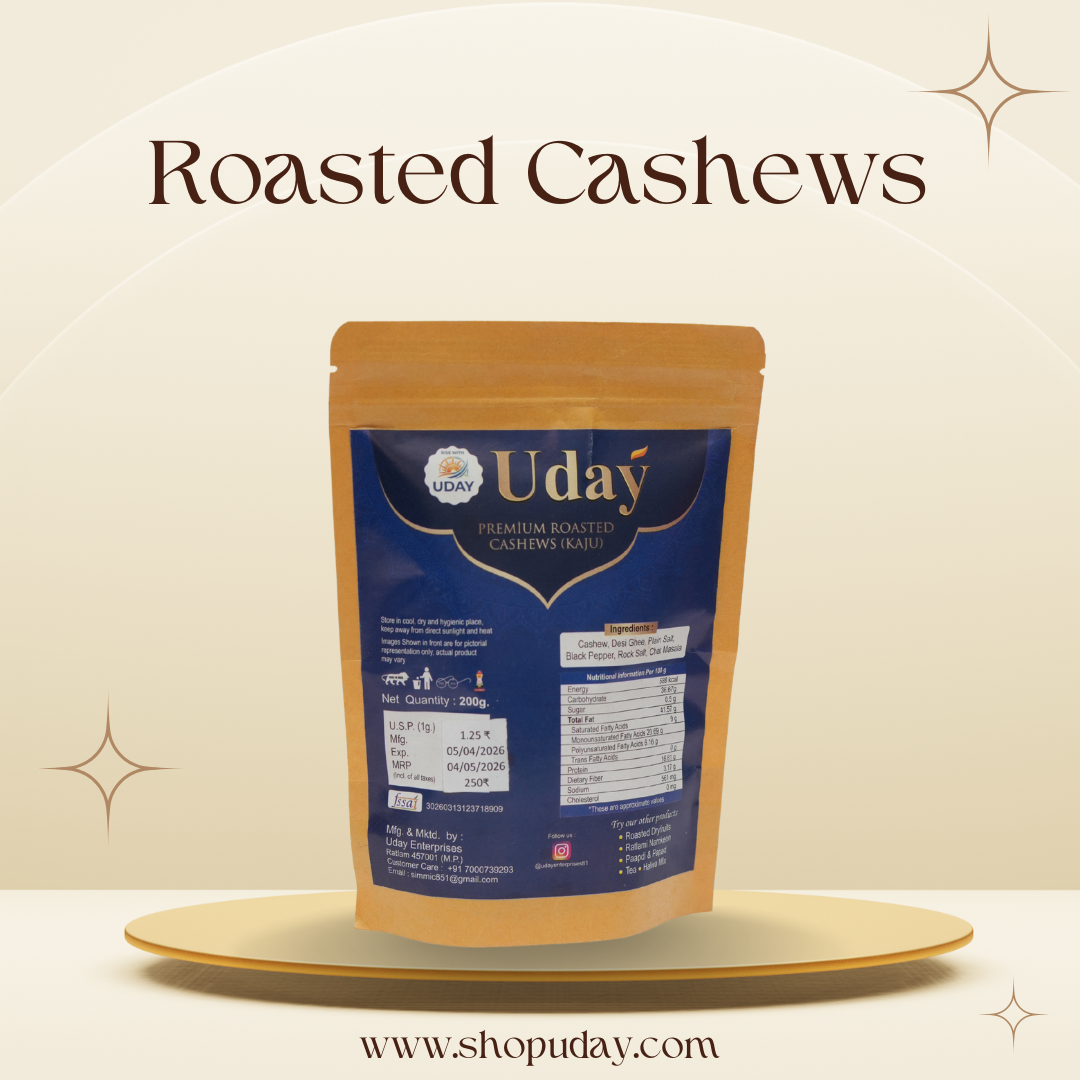 Roasted Cashews (200g / 400g) - Image 2